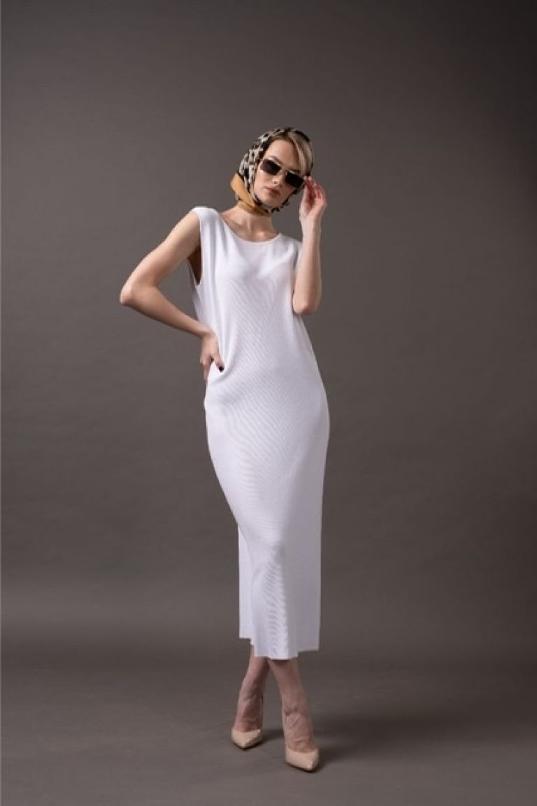 Basic white dress